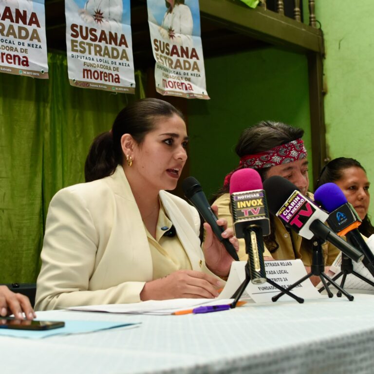 Susana Estrada fortalece los principios de Morena junto a fundadores en Neza
