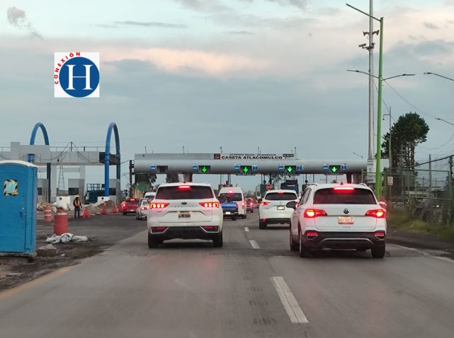 Obras en casetas complican el tránsito hacia el norte del EdoMéx