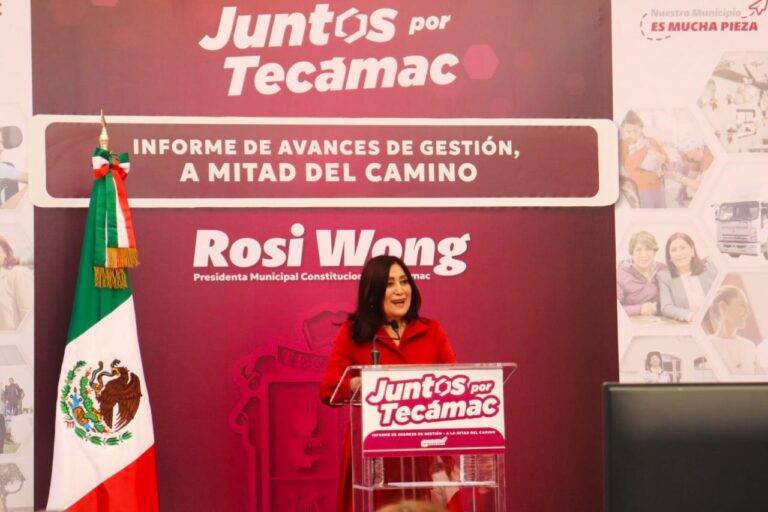 Rosi Wong presentó su informe de avances a mitad de administración